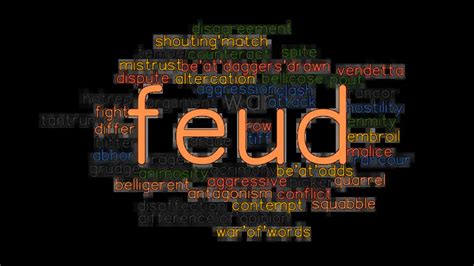 synonyms feud|similar words for feuds.